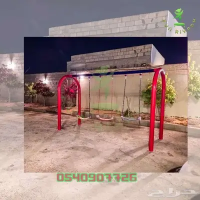 زحاليق هزازات صحن دوار جدار تسلق العاب حدائق مراجيح نقيزه 23