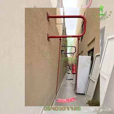 زحاليق هزازات صحن دوار جدار تسلق العاب حدائق مراجيح نقيزه 7