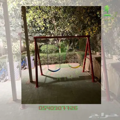 زحاليق هزازات صحن دوار جدار تسلق العاب حدائق مراجيح نقيزه 12