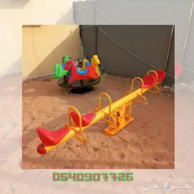 زحاليق هزازات صحن دوار جدار تسلق العاب حدائق مراجيح نقيزه 5