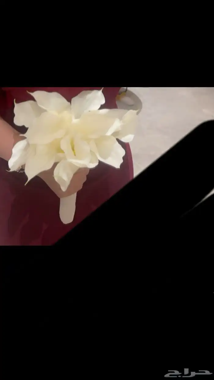 مسكة عروس ورد شبة طبيعي سيليكون 0