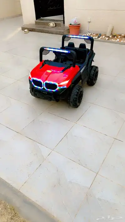 سياره اطفال BMW بريموت كنترول جديده استخدام 10 ايام بحاله 0