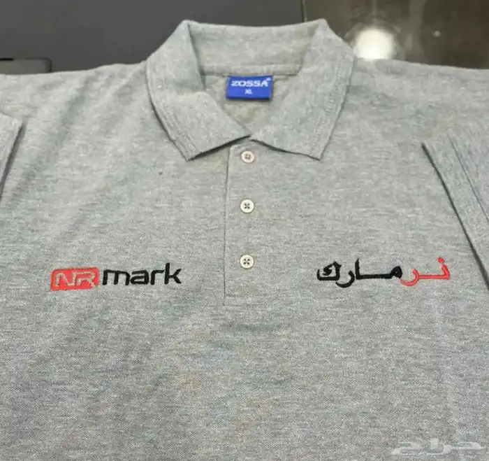 تيشرت بولو مع التطريز 35 ريال تطريز امام وظهر 12