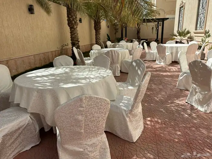 تأجير كراسي شفاف طاولات بوفيه سجاد حفلات مناسبات زواج 7