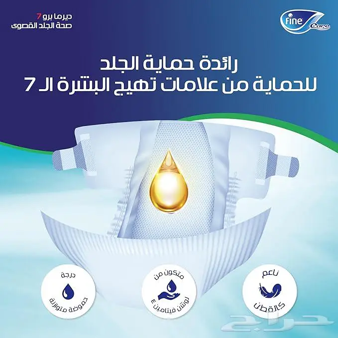 حفاضات كبار السن فاين كير كبير - 36حفاضة 2