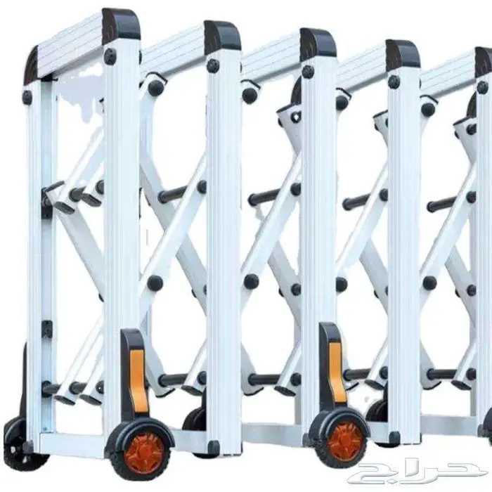 حاجز المونيوم على كفرات تعمل لغلق المساحات وتنظيم الدخول 4