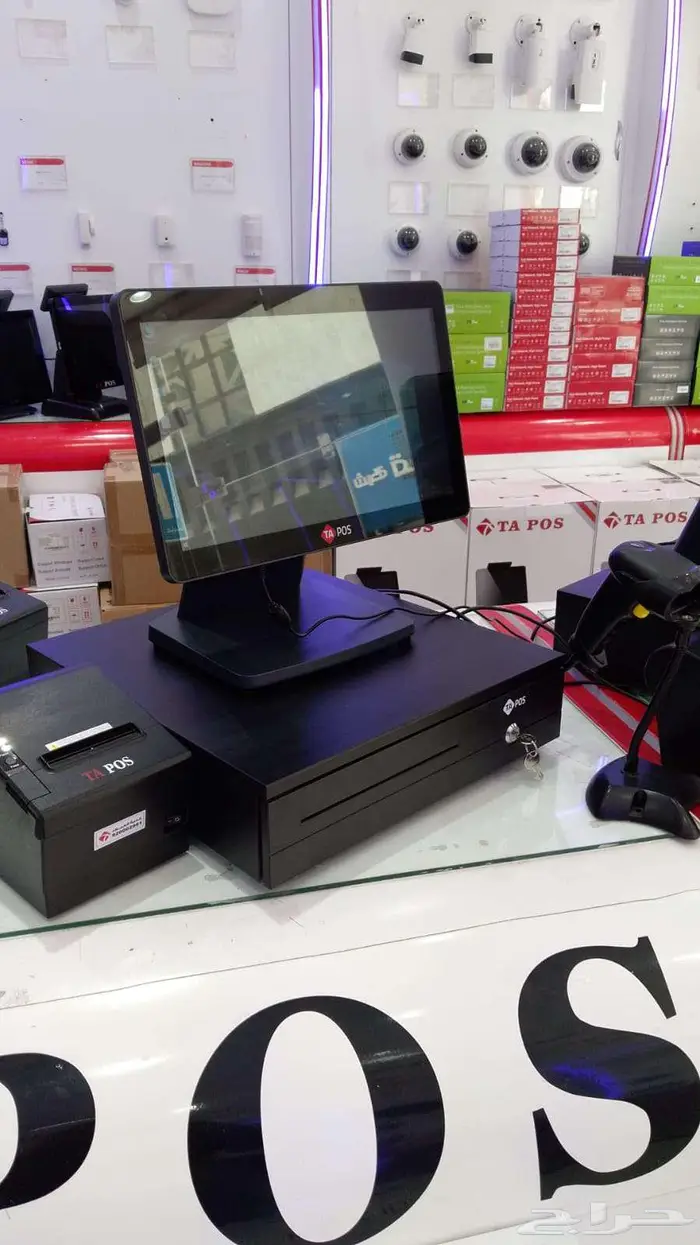 اجهزة كاشير POS جهاز كاشير محلات تجاريه ومطاعم فى الرباض 13