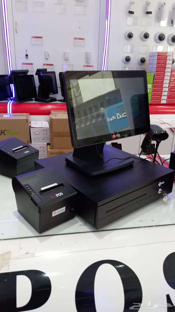 اجهزة كاشير POS جهاز كاشير محلات تجاريه ومطاعم فى الرباض 12