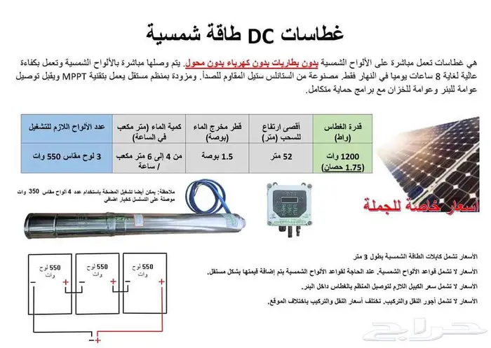 غطاس الطاقة الشمسية 3