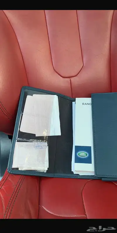 لاند روفر إيفوك فل كامل داخلي أحمر . 13