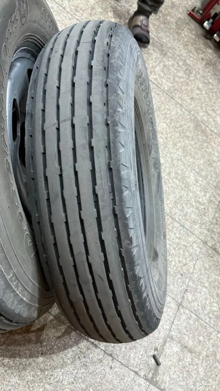 كفرات بالون ابو جمل جديد استخدام اسبوعين كفرات بدون جنوط 4