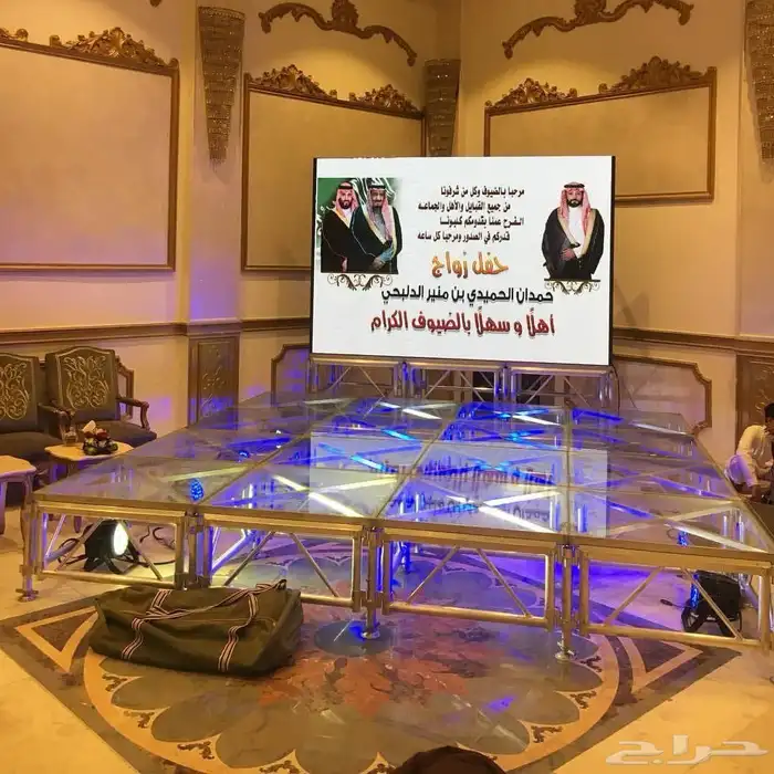 تنظيم معارض وبوثات شاشات p2.6 و p3 بالمتر وشاشات تفاعلية 17