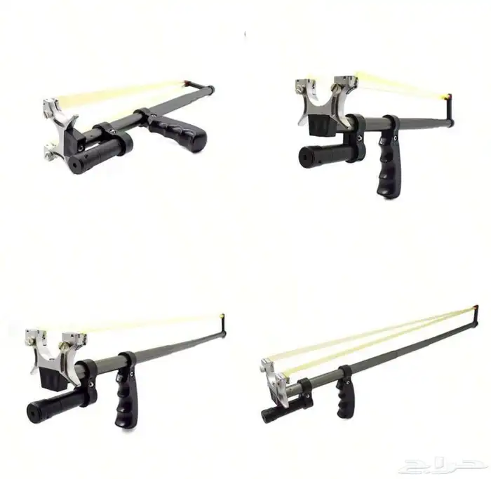 مقلاع صيد تيلسكوبي عالي الدقه-ليزر-نبيطه-نبيله-خرز معدني 10