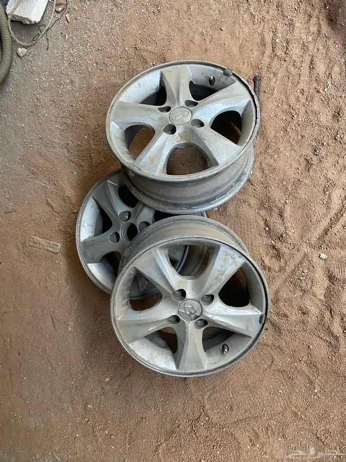 3 جنوط اكسنت مقاس 14 اصليه 0