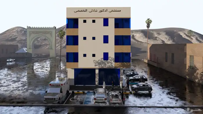 تصميم واجهات فلل 3D 1