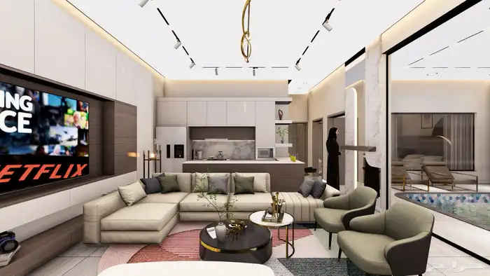 تصميم واجهات فلل 3D 32