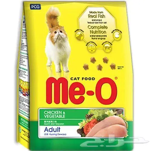 اكل جاف دراي فود قطط كتن ليتر بوكس مي او 8