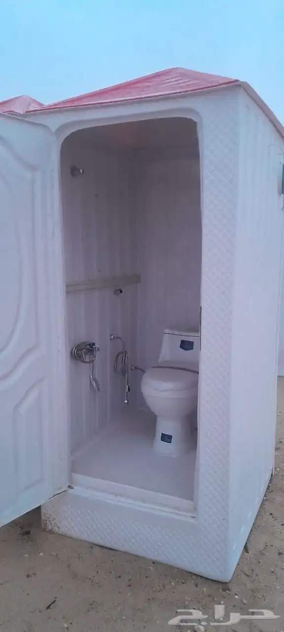 حمامات متنقلة فايبر جلاس 9