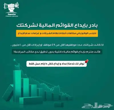 عمل قوائم ماليه بدون مراجع قانوني للشركات المعفاه 0