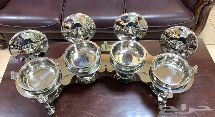 طقم سخان دائري مكون من 4 سخانات فضي 0