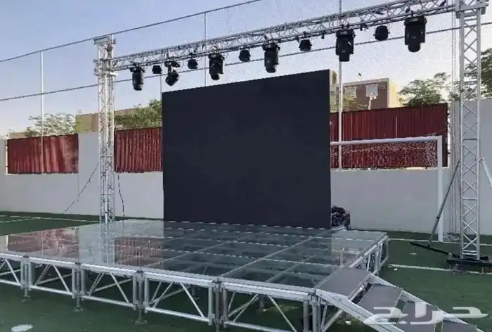 تنظيم معارض وبوثات شاشات p2.6 و p3 بالمتر وشاشات تفاعلية 1