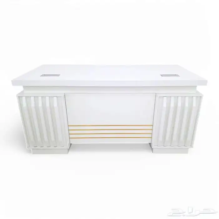 مودرن فخم مكتب ابيض إداري دولاب مكتبي طاولة خدمة كرسي و كنب 0