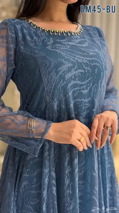 فستان قصير عيد كلوش دانتيل عرس زواج 2
