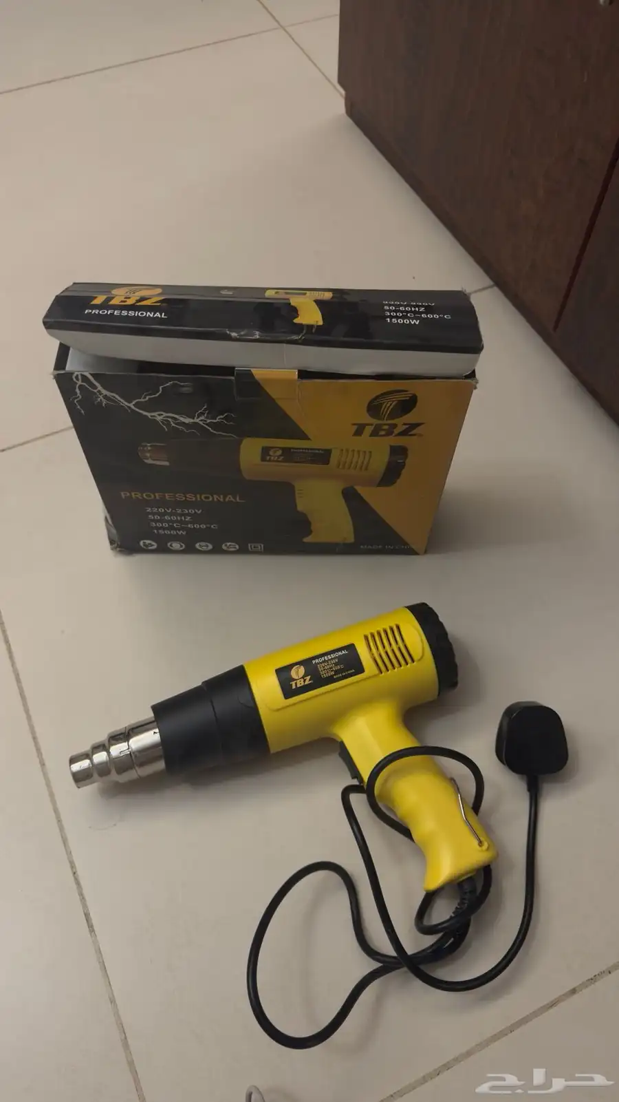 مسدس التغليف الحراري - مسدس حراري 1500 w 0