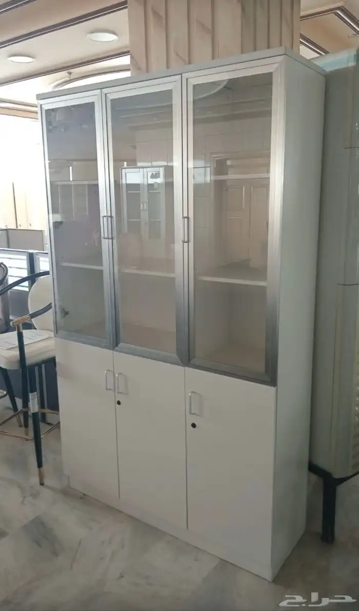 مودرن فخم مكتب ابيض إداري دولاب مكتبي طاولة خدمة كرسي و كنب 15