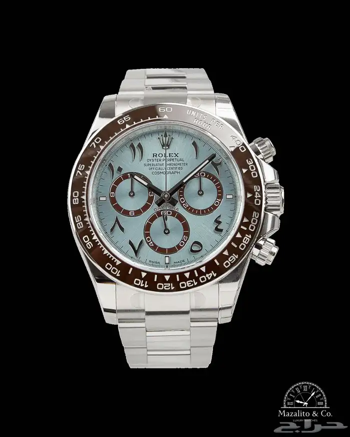 rolex daytona platinum Arabic dial 0