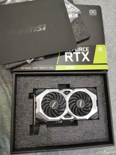 بطاقة الرسوميات MSI RTX 2060   جديدة تقريب ا 0