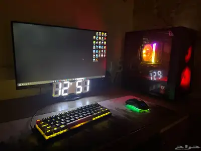 بيسي قيمنق مع شاشة وسماعة وماوس وكيبورد 1