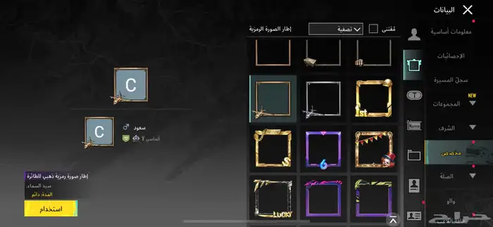 حساب ببجي نادر 7