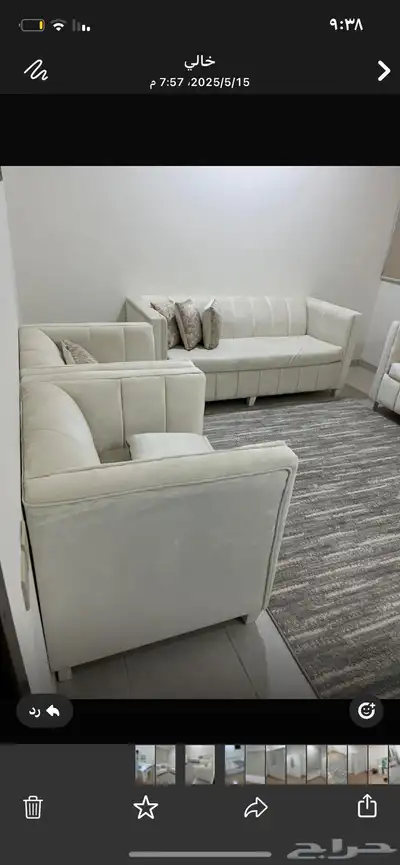 كنب تسريحه 3 فارشه وحدا تسرحيه 0