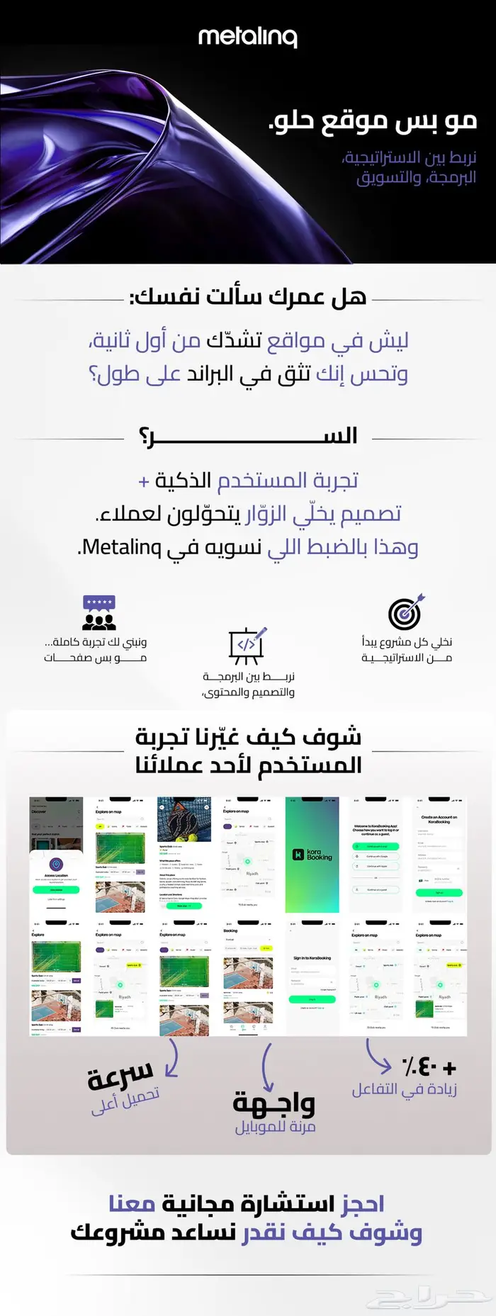 تقنيات المواقع والتطبيقات والهويات التجارية 0