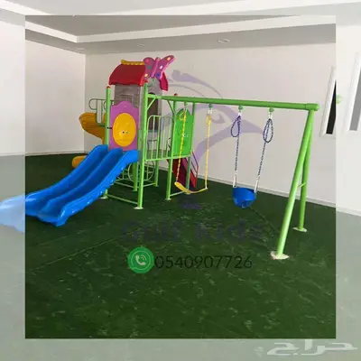 مجموعه مراجيح وزحاليق زحلوقه اطفال العاب ترفيه حدائق 1