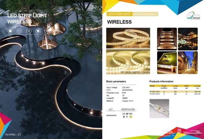 ليد مخفي ( LED ) سترب لايت ب  أسعار مناسبه جدا  جدا 0