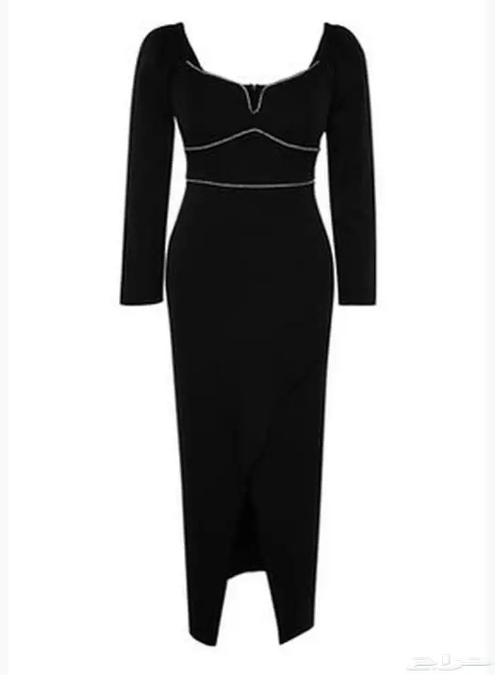 فستان اسود مقاس 46 XXL 2