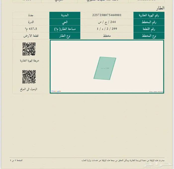 ارض في جوهرة العروس شارع 32 نافذ ب 350 الف 0