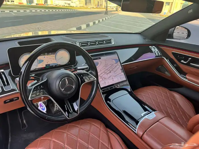 مرسيدس S500 موديل 2021 وارد المانيا بدبي 8