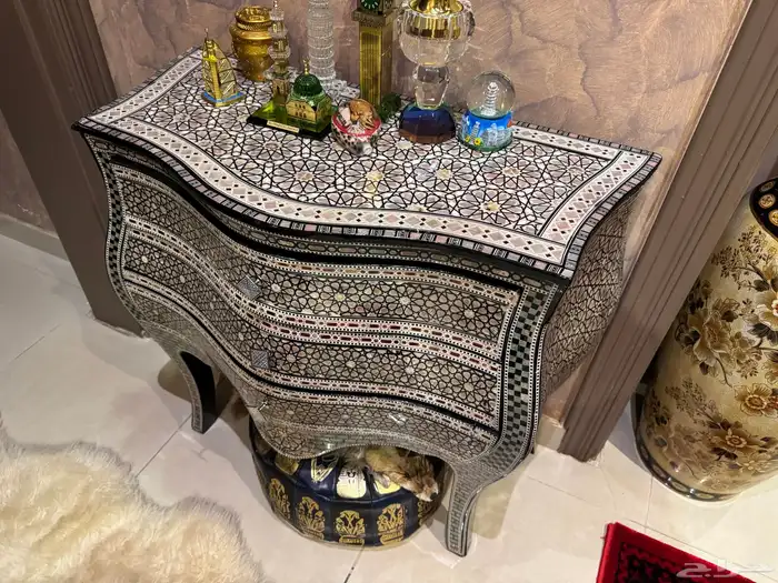 طقم ضيوف كنب موزاييك شامي مصري 8