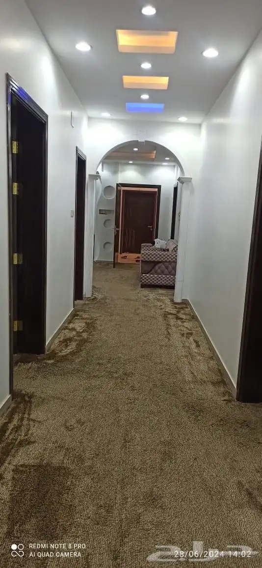 للايجار اليومي شقة مفروشة في الطائف حي جبرة 7غرف 14