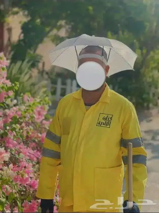 مظلة رأس تحمى من الشمس والمطر للعمال والتوزيع الخيري13 8