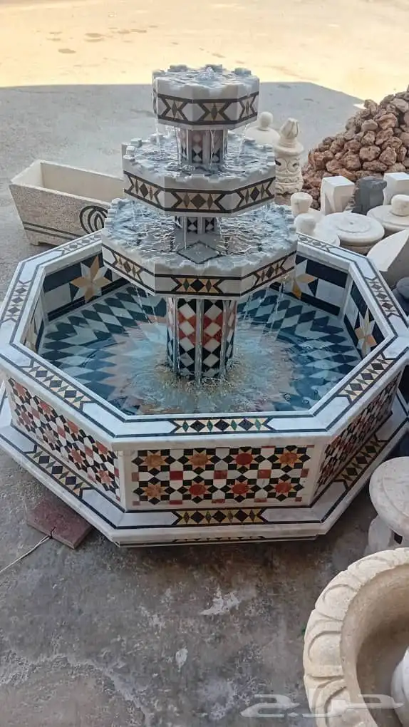 نوافير من الرخام الطبيعي 0