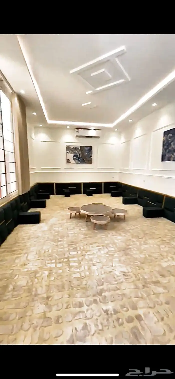 شاليه قسمين للايجار شمال جده شاليهات استراحة كبيرة بمجلسين 14