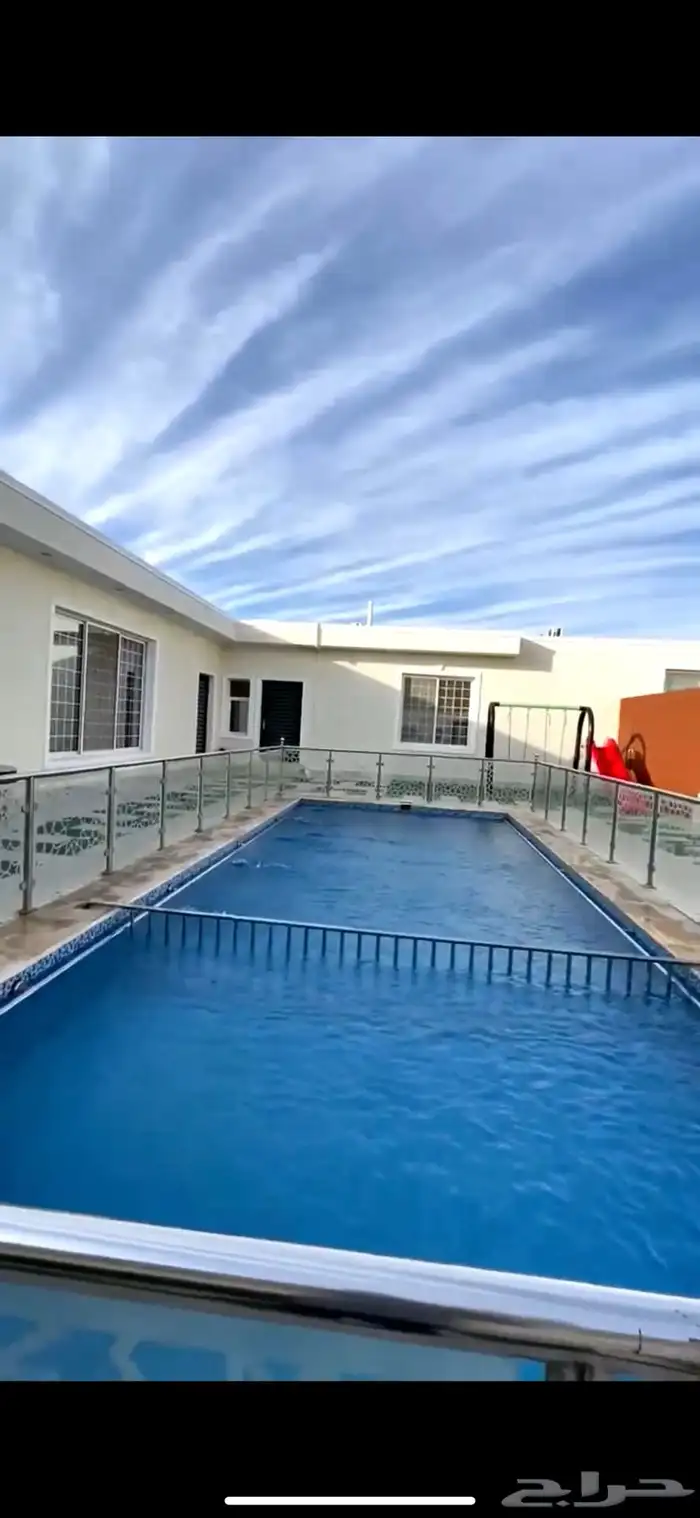 شاليه قسمين للايجار شمال جده شاليهات استراحة كبيرة بمجلسين 15