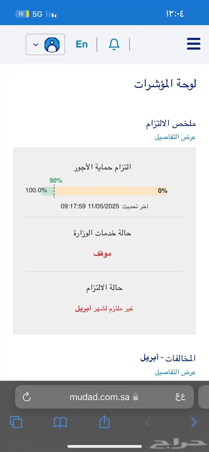 مدد ازالة حماية الاجور مدد 5