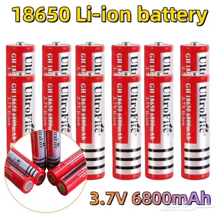 بطاريات قابلة للشحن 3.7 V 0