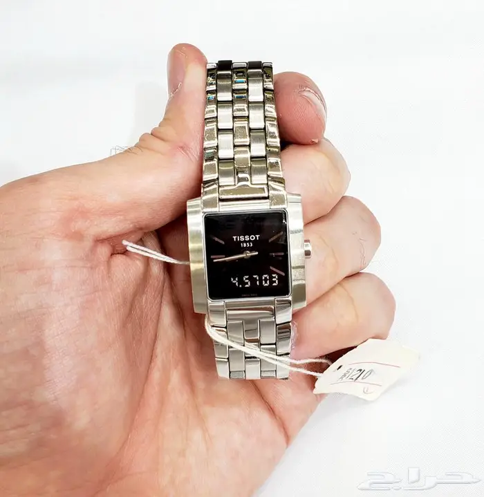 ساعة تيسوت السويسرية الاصلية جديدة ب 400 ريال 6