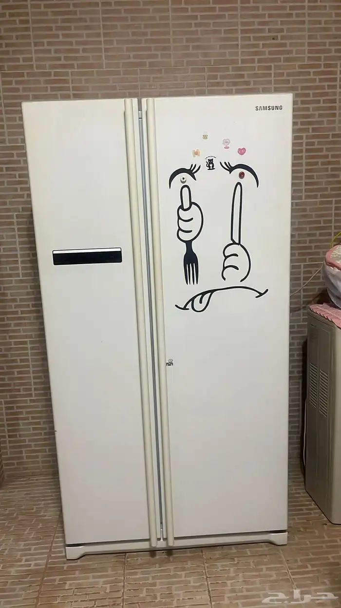 ثلاجه دولاب بابين سامسونج للبيع 0